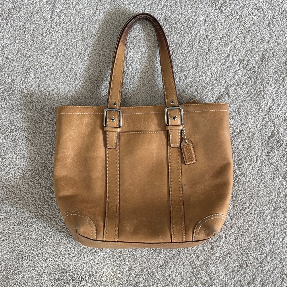 Coach Tan Leather Handbag